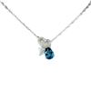 Image 2 : Natural London Blue Topaz Necklace