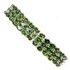 Image 2 : Natural Unheated  Chrome Diopside Bracelet