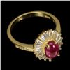 Image 2 : Natural Pigeon Blood Red Ruby Ring