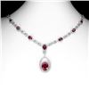 Image 1 : Natural Stunning Red Ruby  Necklace