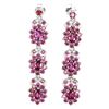 Image 1 : Natural Unheated Rhodolite Garnet Earrings