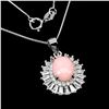 Image 1 : Natural Ethiopian Pink Opal  Necklace