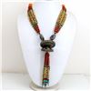 Image 1 : Tibet Natural Stone Tribal Queen Royal Necklace