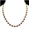 Image 1 : Natural Rhodolite Garnet Necklace