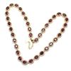 Image 2 : Natural Rhodolite Garnet Necklace