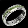 Image 1 : Natural Chrome Diopside Eternity Ring