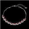 Image 2 : Natural Pigeon Blood Red Ruby Bracelet