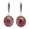 Image 1 : Natural Unheated Mozambique Garnet Earrings