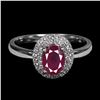 Image 1 : Natural Pigeon Blood Red Ruby Ring