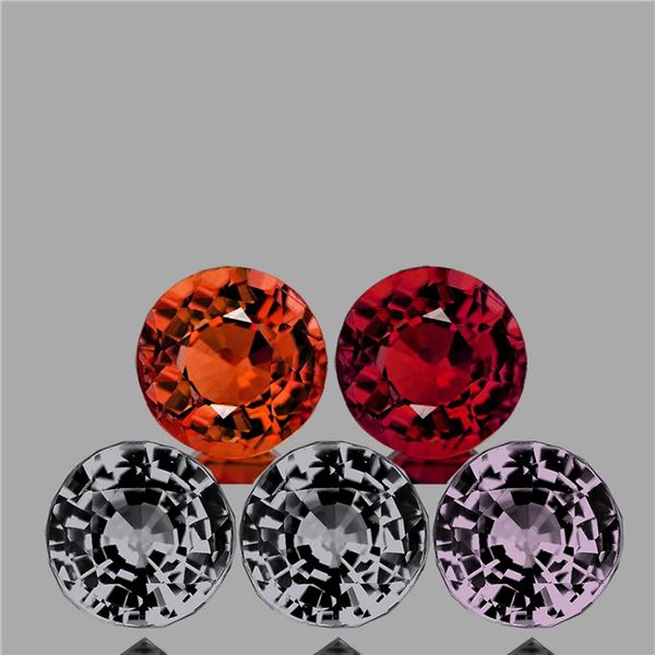 Natural Burma Spinel 5 Pcs {Flawless-VVS}