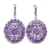 Image 1 : Natural Unheated  Purple Amethyst Earrings