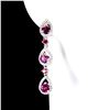 Image 1 : Natural African Rhodolite Garnet  Earrings