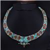 Image 1 : Tibet Natural Stone Tribal Queen Royal Necklace