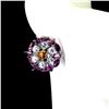 Image 1 : Natural Rhodolite Garnet Citrine Earrings