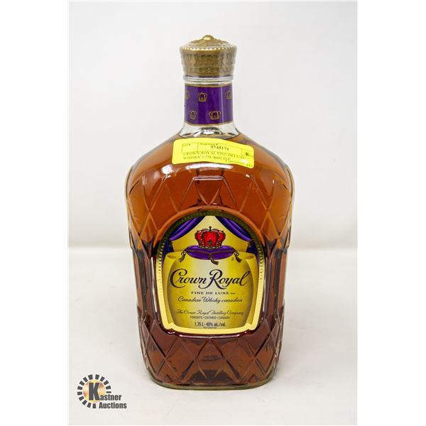 CROWN ROYAL FINE DELUXE WHISKY 1.75L BOTTLE