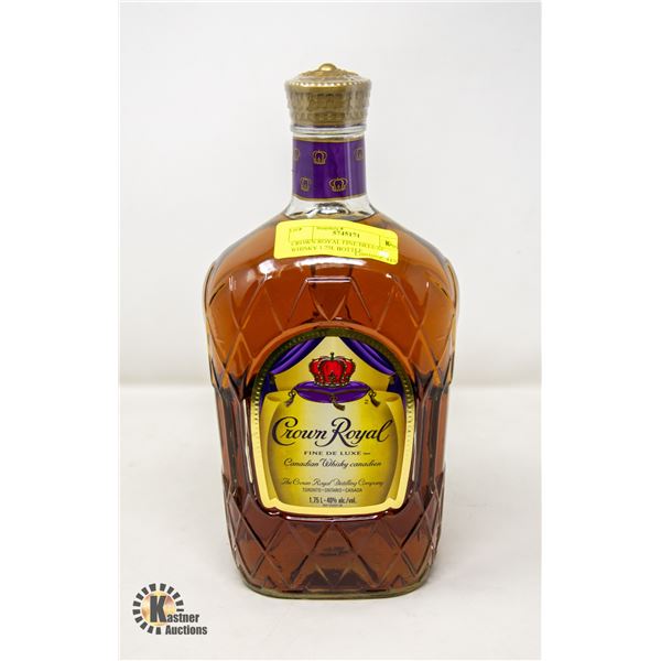 CROWN ROYAL FINE DELUXE WHISKY 1.75L BOTTLE