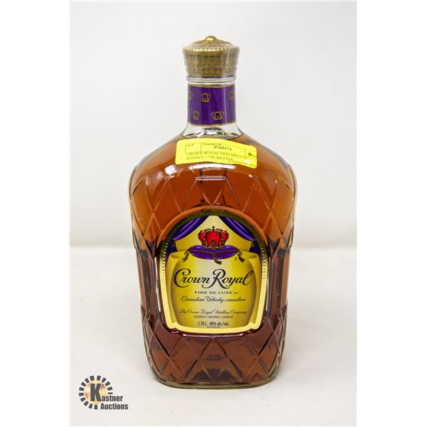 CROWN ROYAL FINE DELUXE WHISKY 1.75L BOTTLE