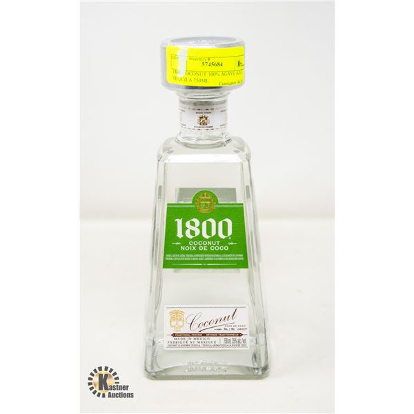 1800 COCONUT 100% AGAVE AZUL TEQUILA 750ML