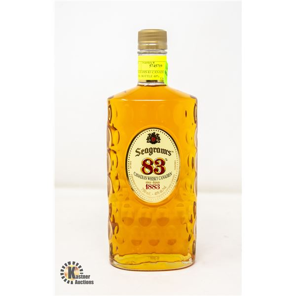 SEAGRAMS 83 CANADIAN WHISKY 750ML BOTTLE 40%