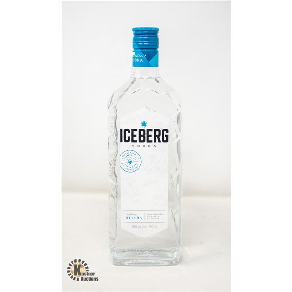 ICEBERG VODKA CRAFTED FROM ICEBERGS 750ML