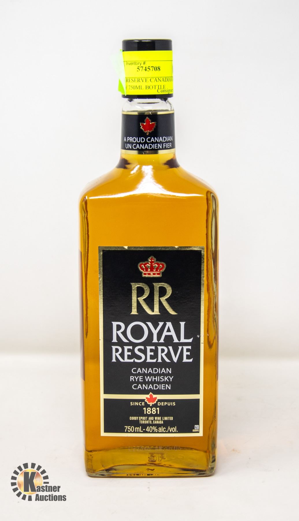 ROYAL RESERVE CANADIAN RYE WHISKY 750ML BOTTLE