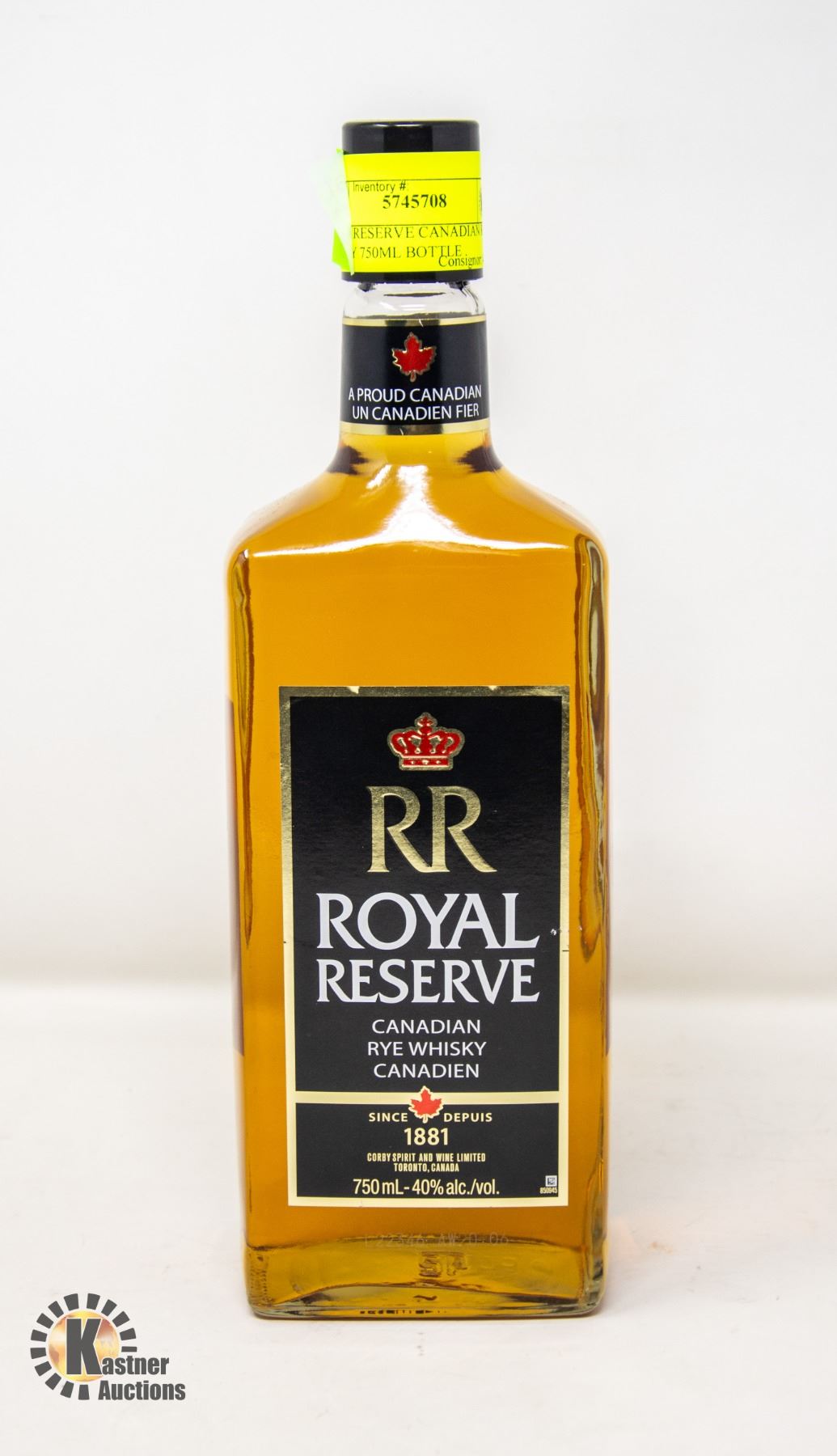 ROYAL RESERVE CANADIAN RYE WHISKY 750ML BOTTLE