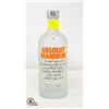 ABSOLUT MANDARIN SWEEDISH VODKA 750ML BOTTLE