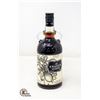 Image 1 : THE KRAKEN BLACK SPICED RUM 750ML BOTTLE