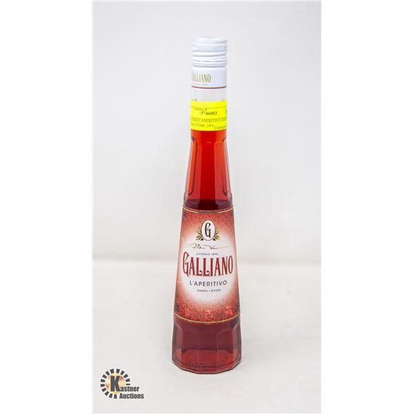 GALLIANO L'APERITIVO AMARO BITTERS 375ML 24%