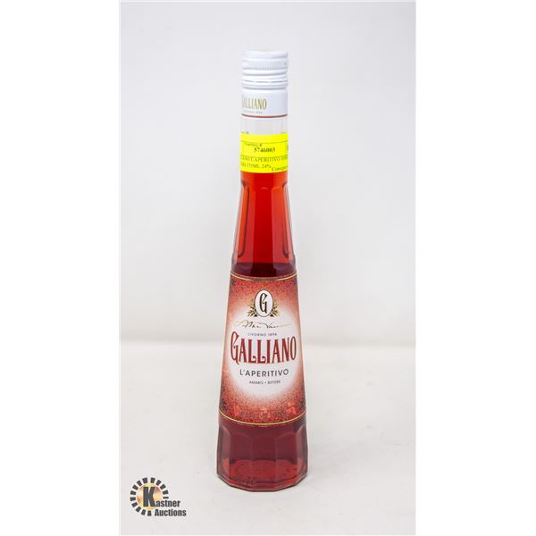 GALLIANO L'APERITIVO AMARO BITTERS 375ML 24%