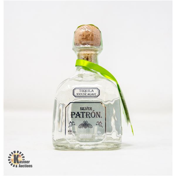 SILVER PATRON TEQUILA 100% DE AGAVE 200ML