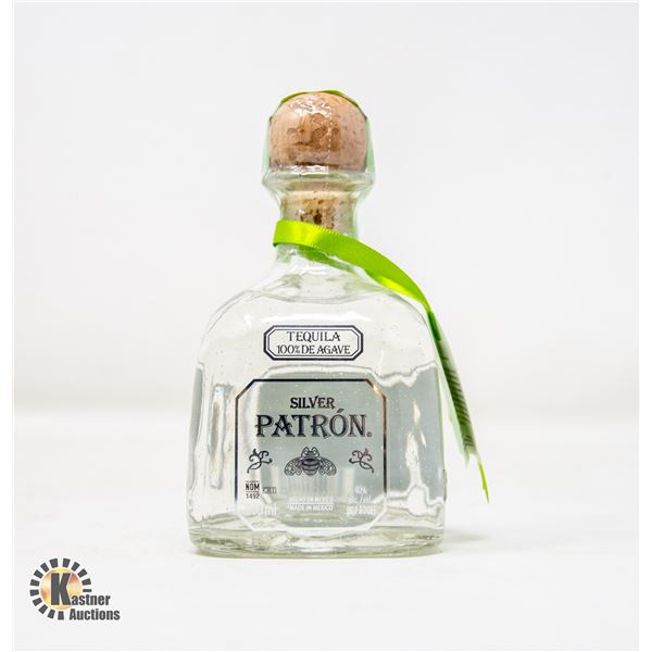 SILVER PATRON TEQUILA 100% DE AGAVE 200ML