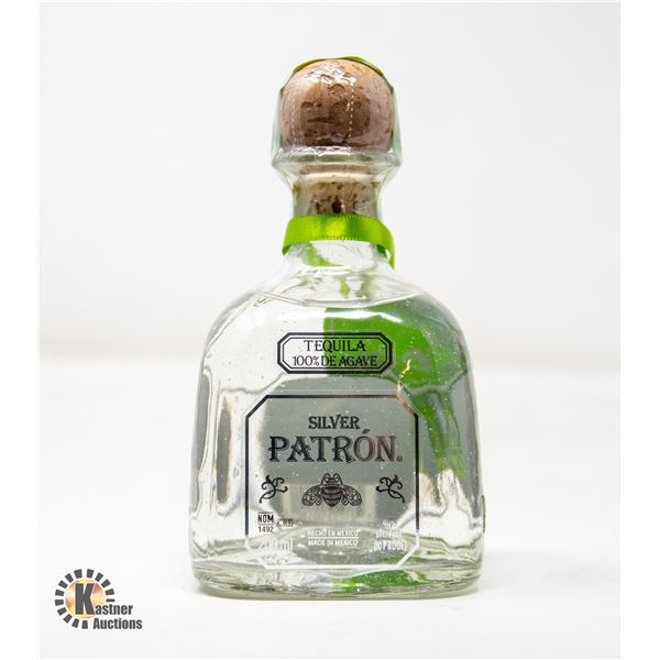 SILVER PATRON TEQUILA 100% DE AGAVE 200ML