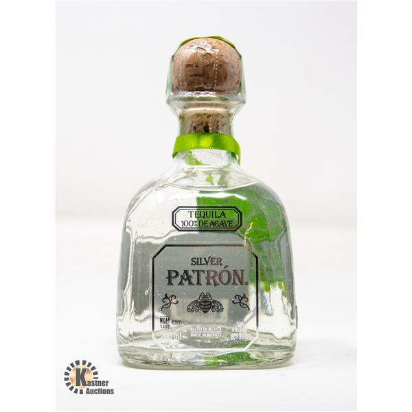 SILVER PATRON TEQUILA 100% DE AGAVE 200ML