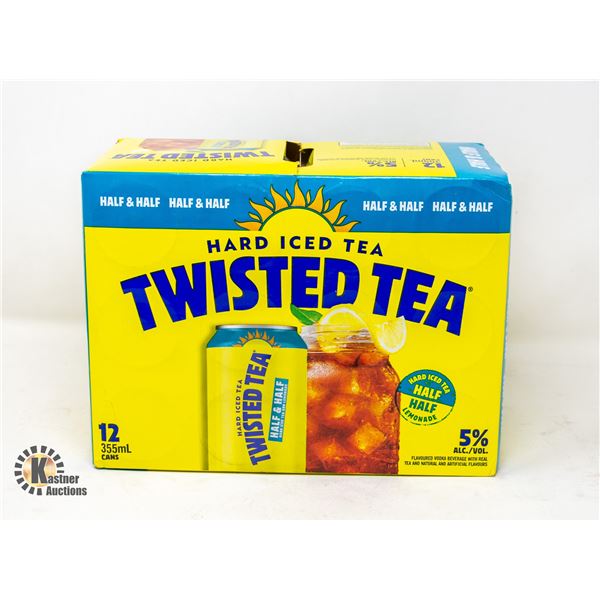 12 PACK TWISTED TEA HALF AND HALF 355ML X 12 CANS