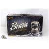 Image 1 : 15 PACK BRAVA LAGER 4.9% ALCOHOL CONTENT