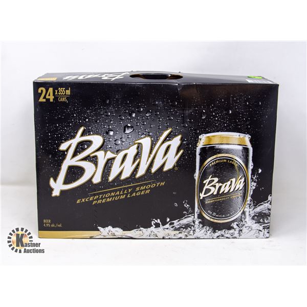 24 PACK BRAVA BEER 24 X 355ML CANS