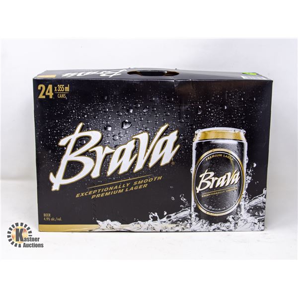 24 PACK BRAVA BEER 24 X 355ML CANS