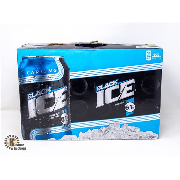 24 PACK BLACK ICE BEER 6.1% ALCOHOL CONTENT