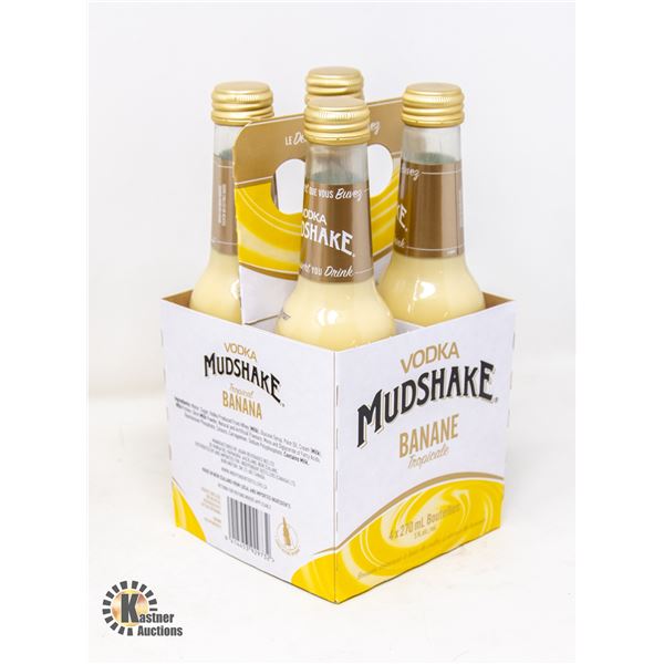 4 PACK VODKA MUDSHAKE TROPICAL BANANA