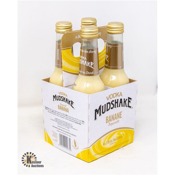 4 PACK VODKA MUDSHAKE TROPICAL BANANA