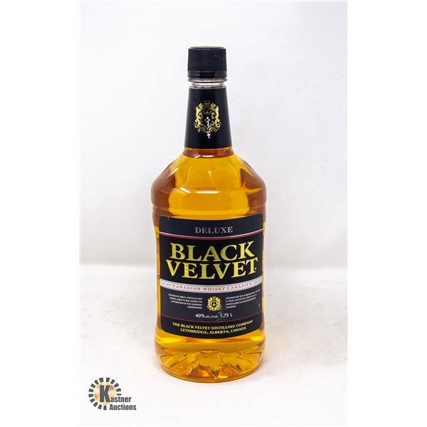 DELUXE BLACK VELVET CANADIAN WHISKY 1.75L