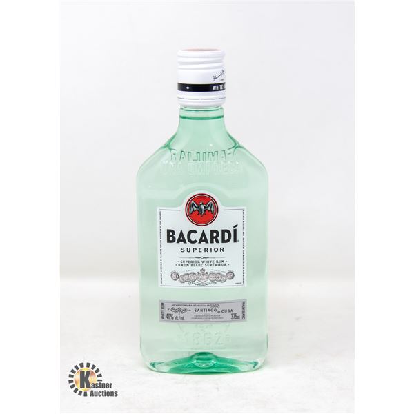 BACARDI SUPERIOR WHITE RUM 375ML BOTTLE