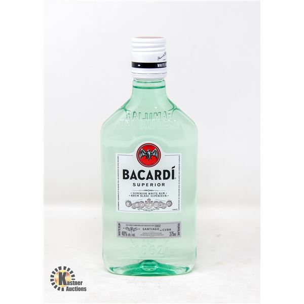 BACARDI SUPERIOR WHITE RUM 375ML BOTTLE