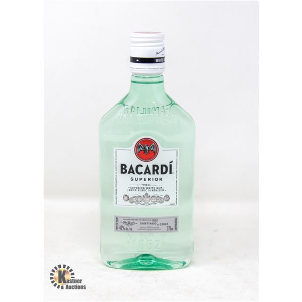 BACARDI SUPERIOR WHITE RUM 375ML BOTTLE