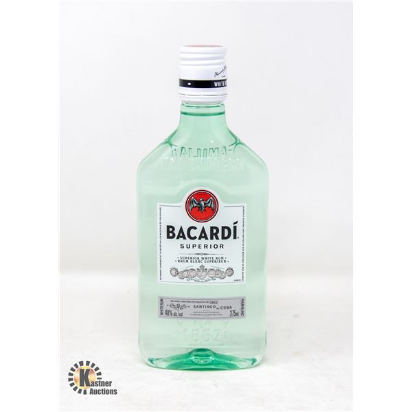 BACARDI SUPERIOR WHITE RUM 375ML BOTTLE