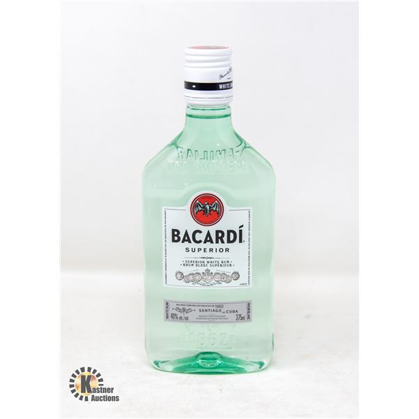 BACARDI SUPERIOR WHITE RUM 375ML BOTTLE