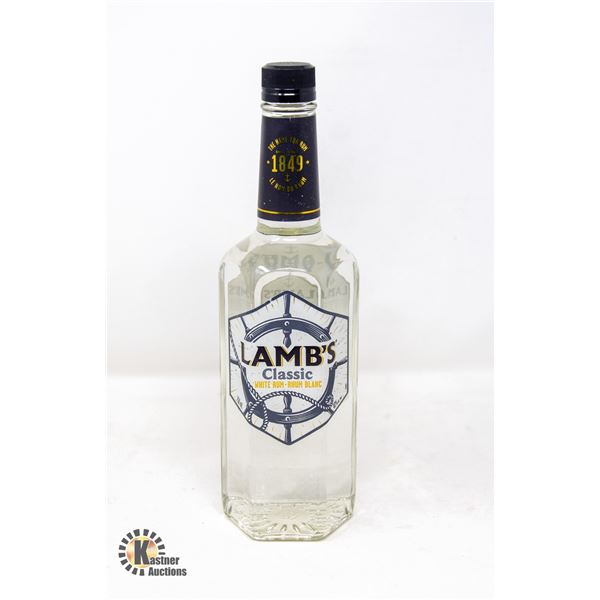 LAMB CLASSIC WHITE RUM 750ML BOTTLE