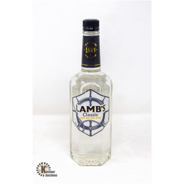 LAMB CLASSIC WHITE RUM 750ML BOTTLE