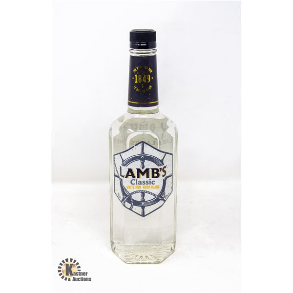 LAMB CLASSIC WHITE RUM 750ML BOTTLE